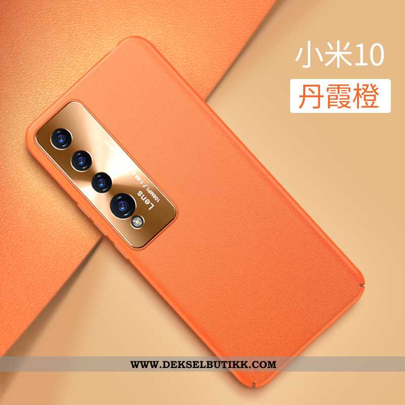 Deksel Xiaomi Mi 10 Tynne Etui Kreativ Nubuck Grønn, Xiaomi Mi 10 Beskyttelse Butikk