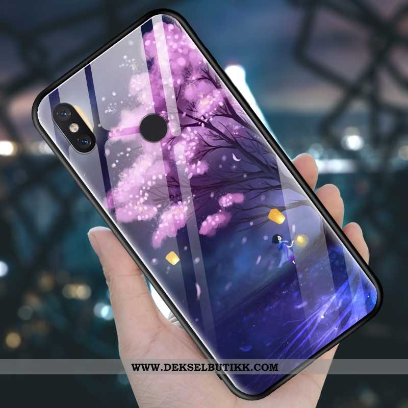 Deksel Xiaomi Mi 8 Beskyttelse Nye Lilla, Etui Xiaomi Mi 8 Glass Billige