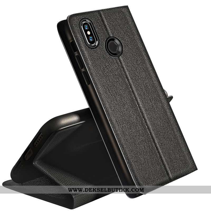 Deksel Xiaomi Mi 8 Beskyttelse Ungdom Kort Svart, Etui Xiaomi Mi 8 Skinndeksel Kjøpe