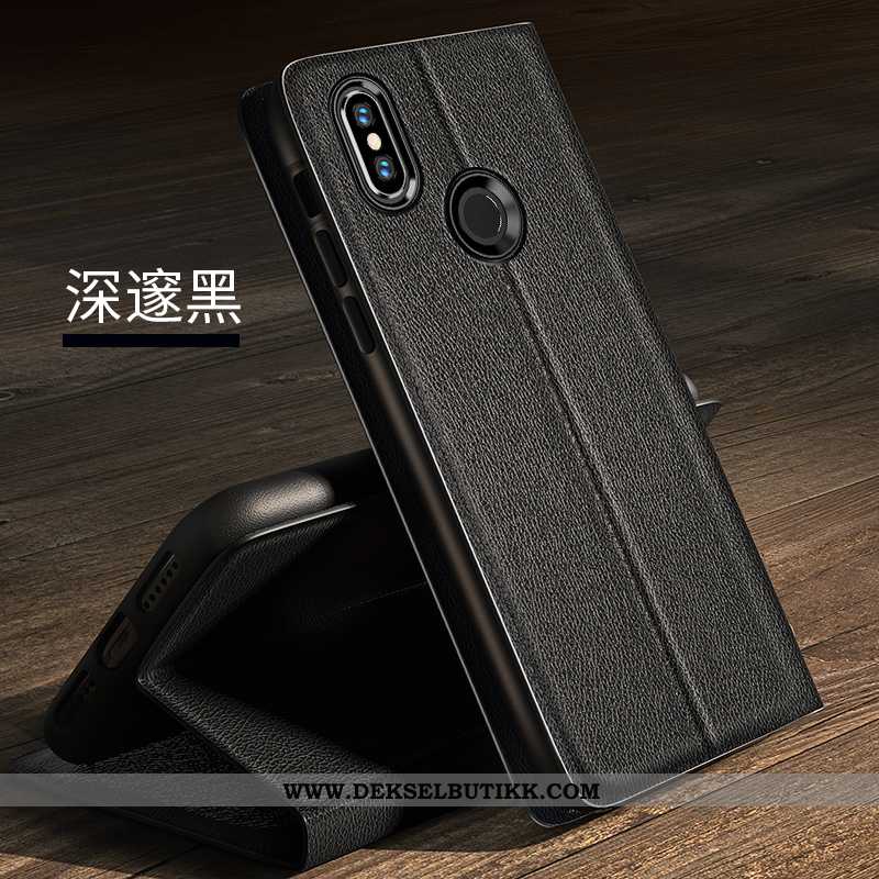 Deksel Xiaomi Mi 8 Beskyttelse Ungdom Kort Svart, Etui Xiaomi Mi 8 Skinndeksel Kjøpe