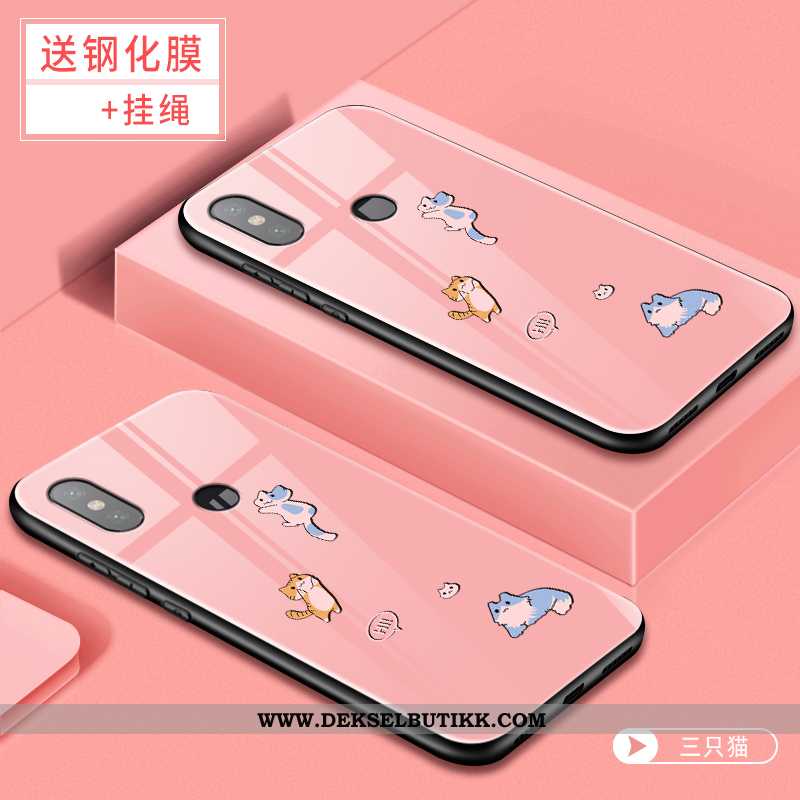 Deksel Xiaomi Mi 8 Kreativ Alt Inkludert Hard Mobiltelefon Rosa, Etui Xiaomi Mi 8 Cartoon På Nett