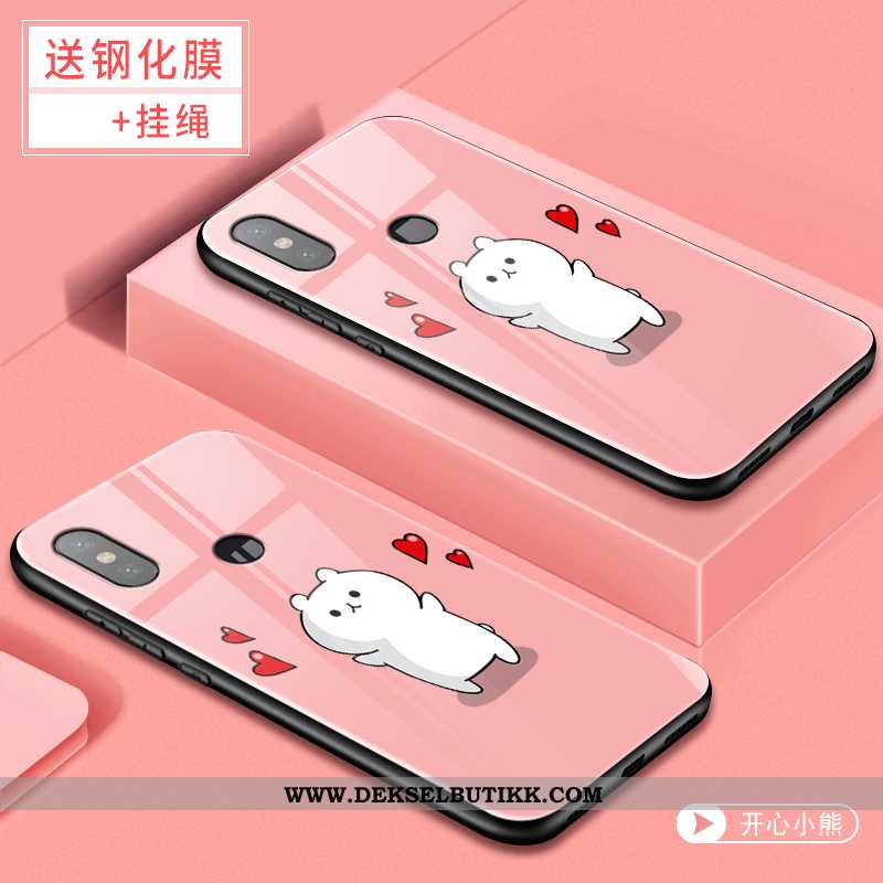 Deksel Xiaomi Mi 8 Kreativ Alt Inkludert Hard Mobiltelefon Rosa, Etui Xiaomi Mi 8 Cartoon På Nett