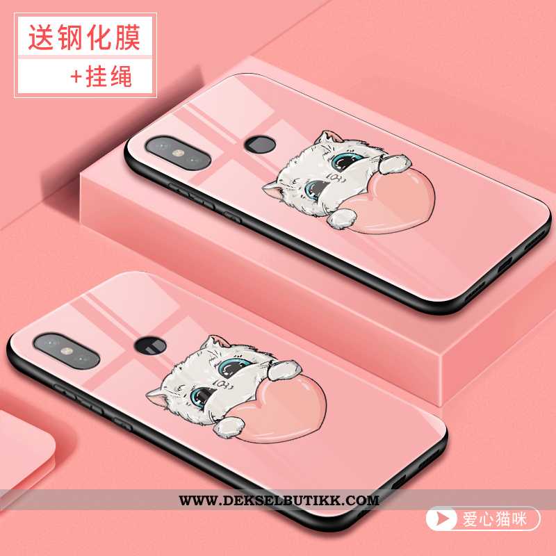 Deksel Xiaomi Mi 8 Kreativ Alt Inkludert Hard Mobiltelefon Rosa, Etui Xiaomi Mi 8 Cartoon På Nett