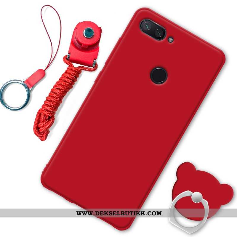 Deksel Xiaomi Mi 8 Lite Beskyttelse Etui Mobiltelefon Liten Svart, Xiaomi Mi 8 Lite Myke Kjøpe