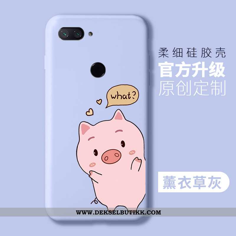 Deksel Xiaomi Mi 8 Lite Beskyttelse Myke Silikon Enkel Rosa, Etui Xiaomi Mi 8 Lite Mote Tilbud