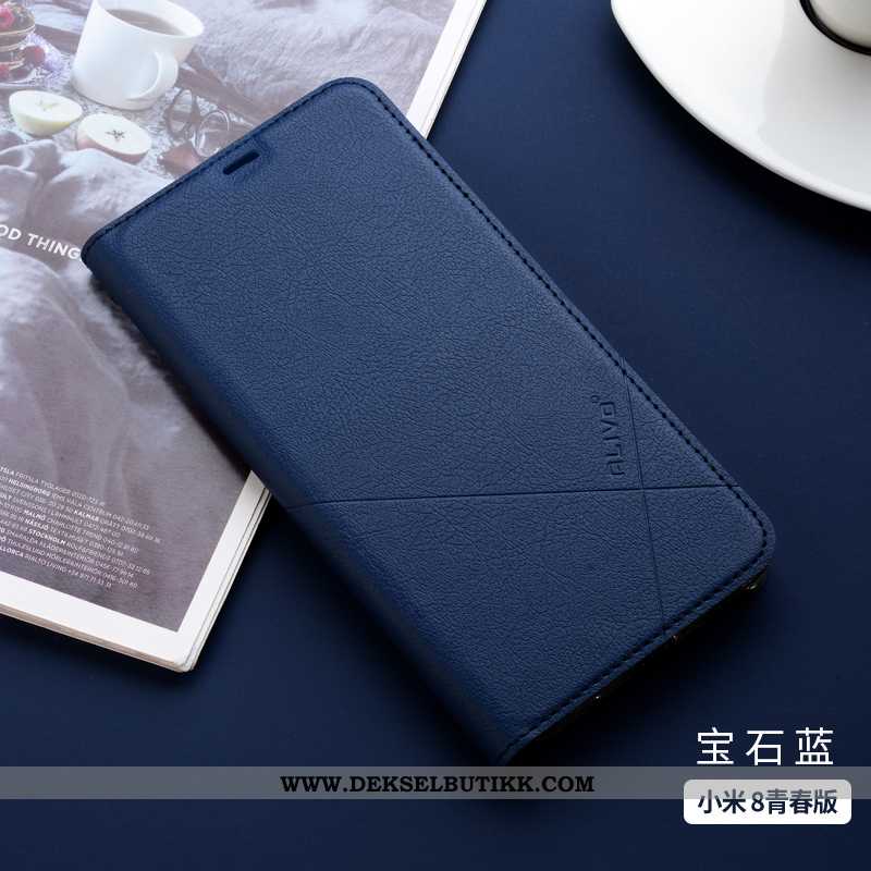 Deksel Xiaomi Mi 8 Lite Beskyttelse Ungdom Liten Clamshell Rosa, Etui Xiaomi Mi 8 Lite Skinndeksel S