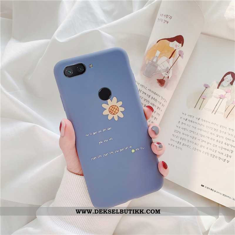 Deksel Xiaomi Mi 8 Lite Myke Anti-fall Enkel Etui Turkis, Xiaomi Mi 8 Lite Silikon Butikk