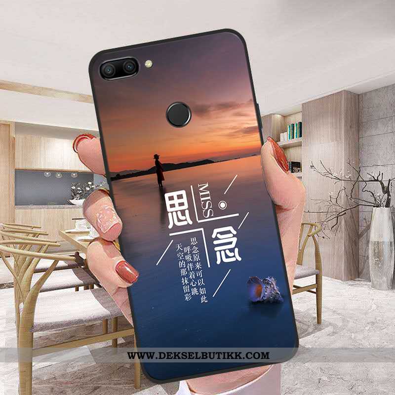 Deksel Xiaomi Mi 8 Lite Nubuck Beskyttelse Alt Inkludert Myke Hvitt, Etui Xiaomi Mi 8 Lite Hengende 