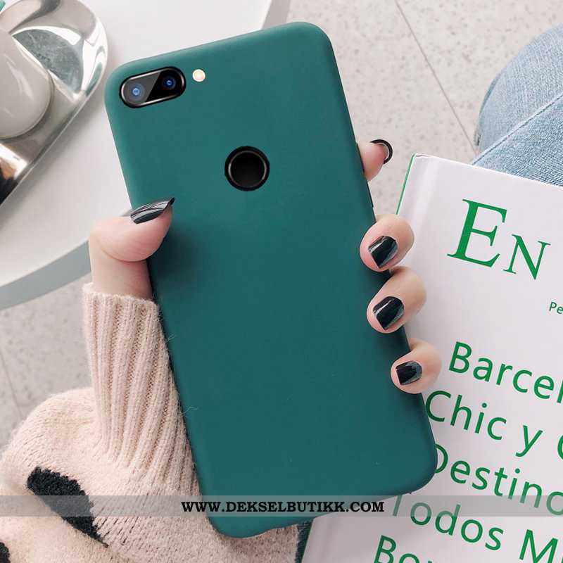 Deksel Xiaomi Mi 8 Lite Nubuck Fersk Enkel Mobiltelefon Grønn, Etui Xiaomi Mi 8 Lite Myke Billige