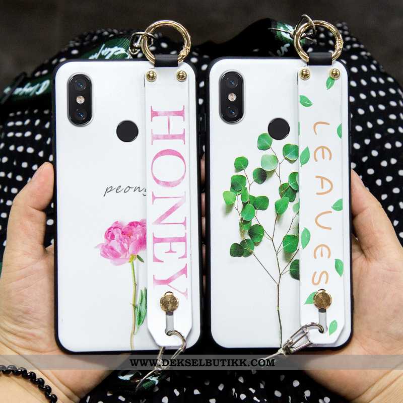 Deksel Xiaomi Mi 8 Myke Rosa Støtte Av Personlighet, Etui Xiaomi Mi 8 Silikon Billige