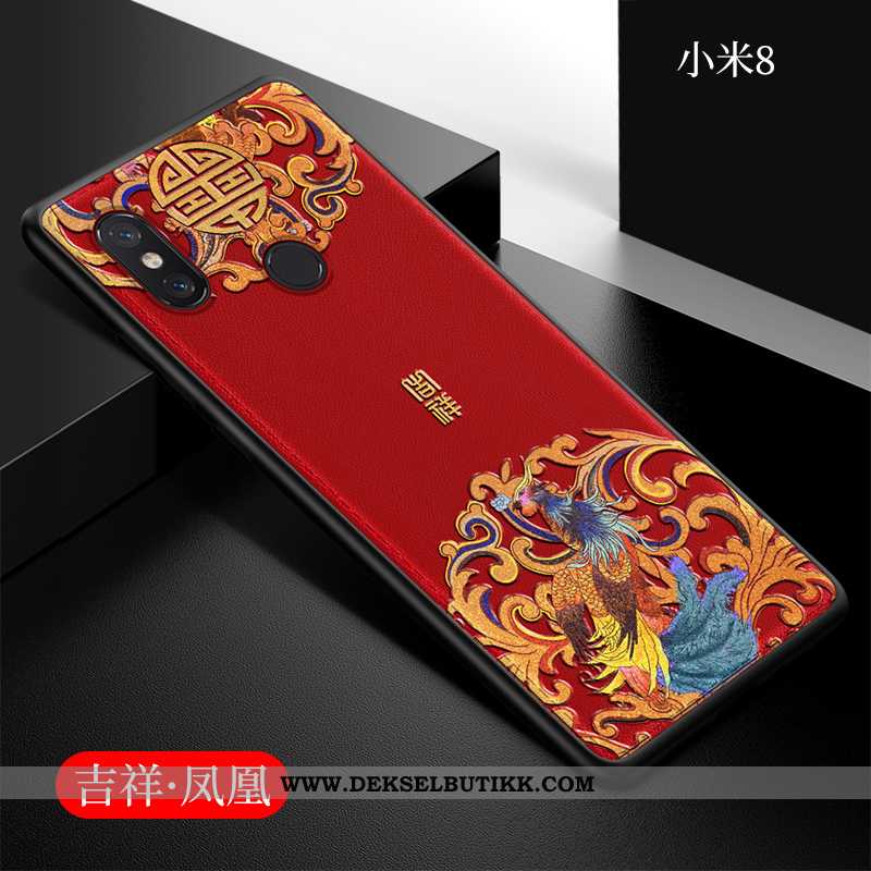 Deksel Xiaomi Mi 8 Mønster Etui Kinesisk Stil Myke Grønn, Xiaomi Mi 8 Ultra Tilbud