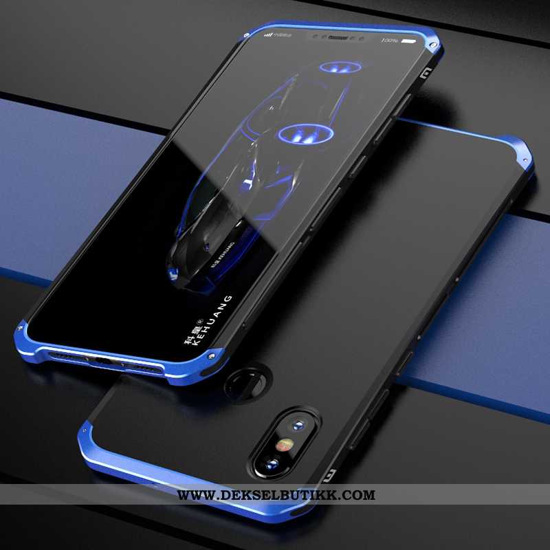 Deksel Xiaomi Mi 8 Trend Enkel Hard Metall Lilla, Etui Xiaomi Mi 8 Silikondeksel Billig