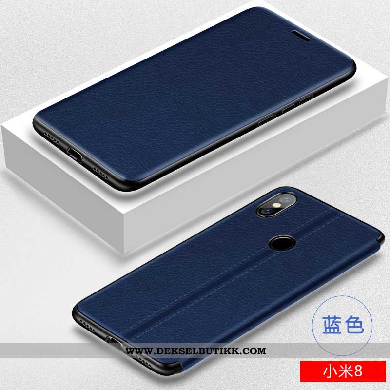 Deksel Xiaomi Mi 8 Trend Mønster Ungdom Mote Blå, Etui Xiaomi Mi 8 Tynne Billig