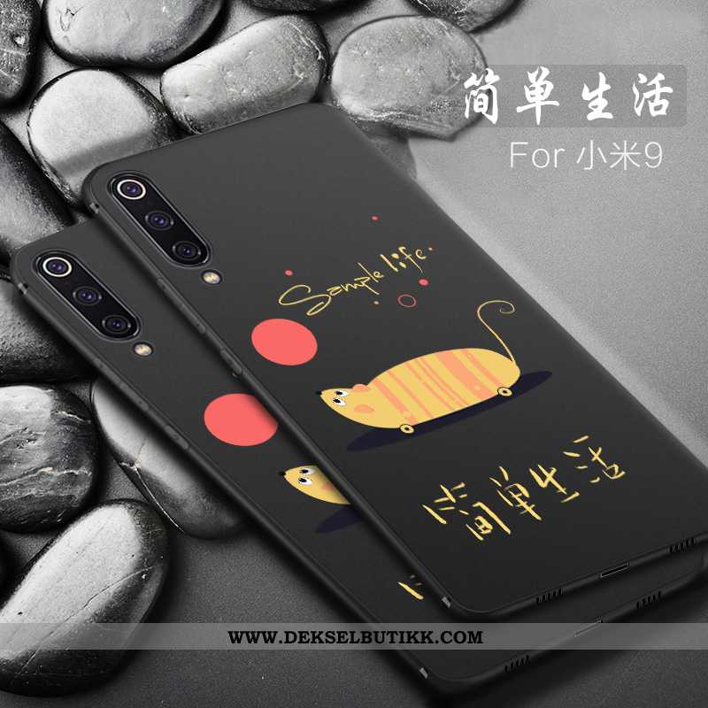 Deksel Xiaomi Mi 9 Beskyttelse Silikon Alt Inkludert Svart, Etui Xiaomi Mi 9 Nubuck Billige