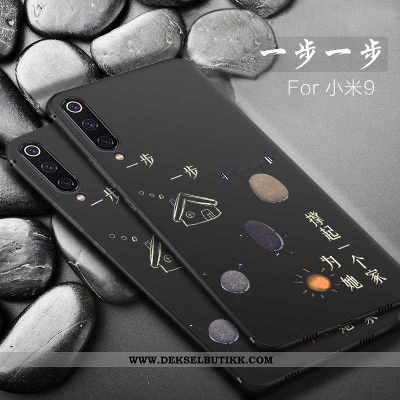 Deksel Xiaomi Mi 9 Beskyttelse Silikon Alt Inkludert Svart, Etui Xiaomi Mi 9 Nubuck Billige