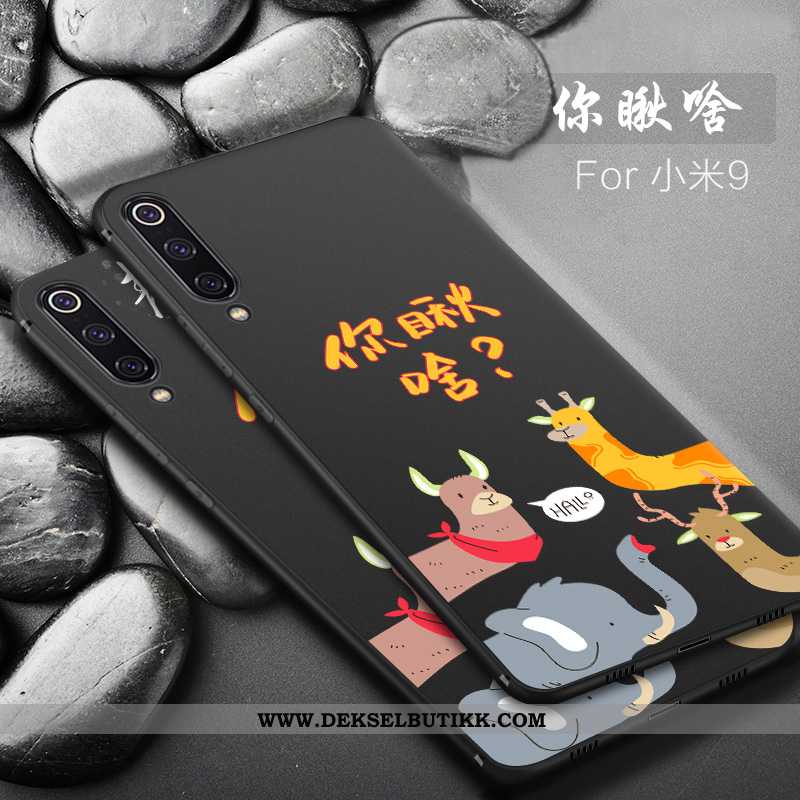 Deksel Xiaomi Mi 9 Beskyttelse Silikon Alt Inkludert Svart, Etui Xiaomi Mi 9 Nubuck Billige