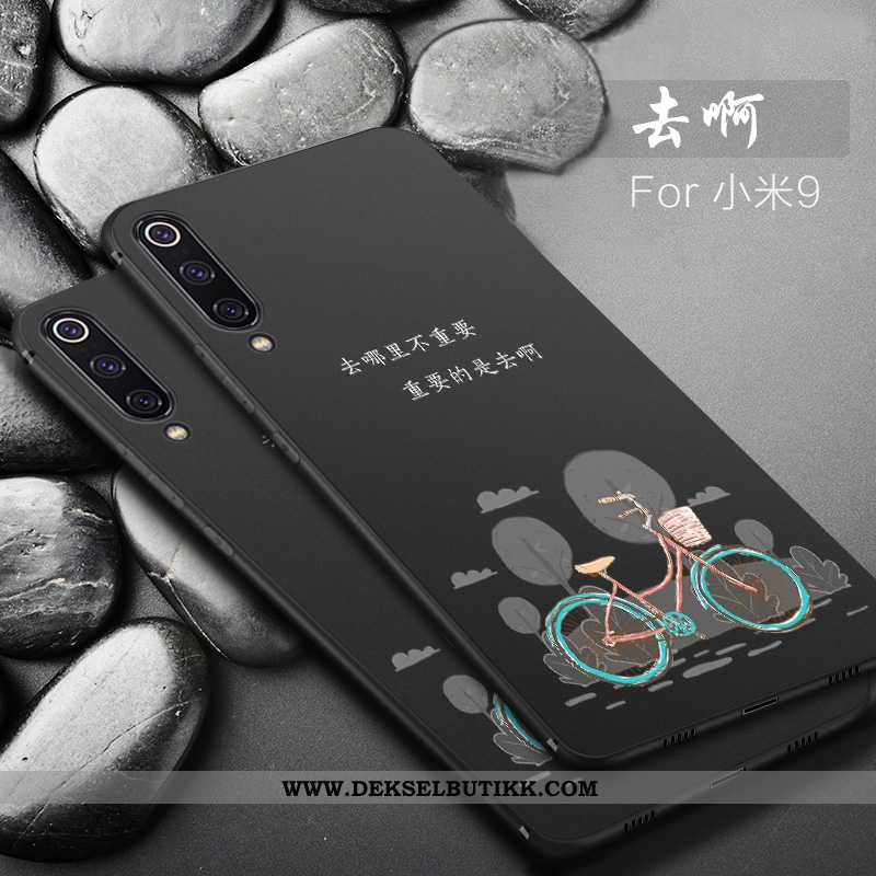 Deksel Xiaomi Mi 9 Beskyttelse Silikon Alt Inkludert Svart, Etui Xiaomi Mi 9 Nubuck Billige