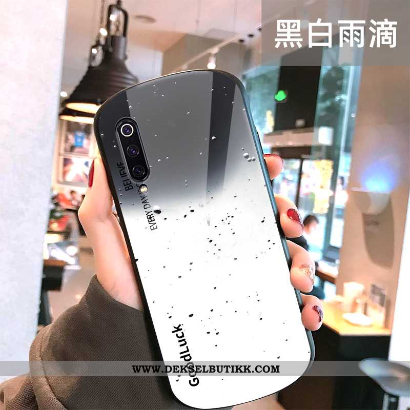 Deksel Xiaomi Mi 9 Glass Net Red Anti-fall Av Personlighet Blå, Etui Xiaomi Mi 9 Mote Billige