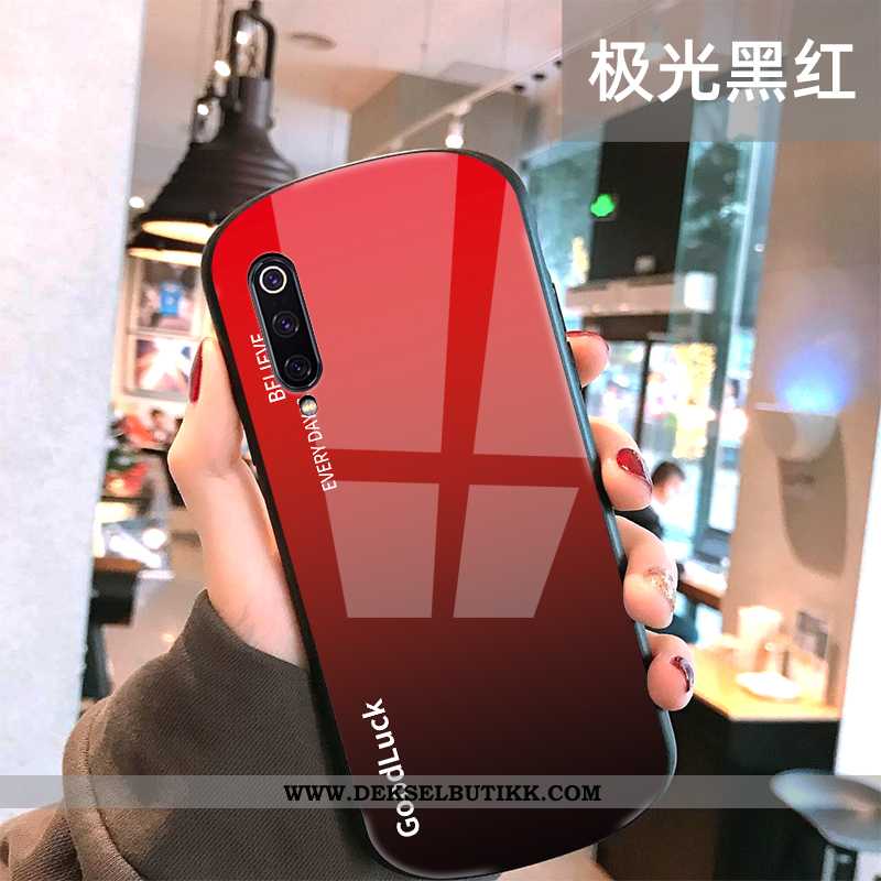 Deksel Xiaomi Mi 9 Glass Net Red Anti-fall Av Personlighet Blå, Etui Xiaomi Mi 9 Mote Billige