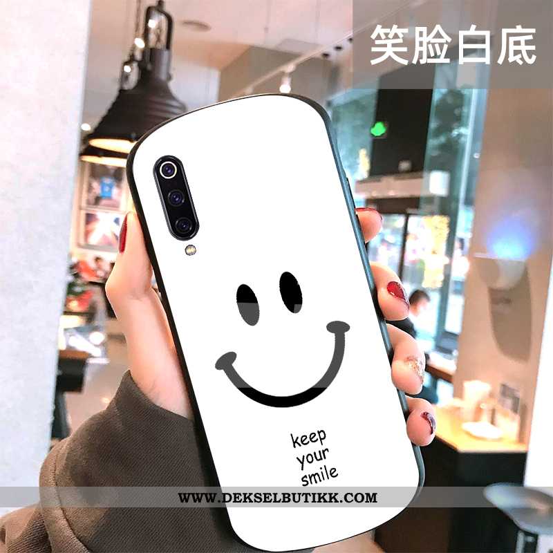 Deksel Xiaomi Mi 9 Lite Kreativ Bølgepunkt Mote Tynne Hvitt, Etui Xiaomi Mi 9 Lite Trend Billig