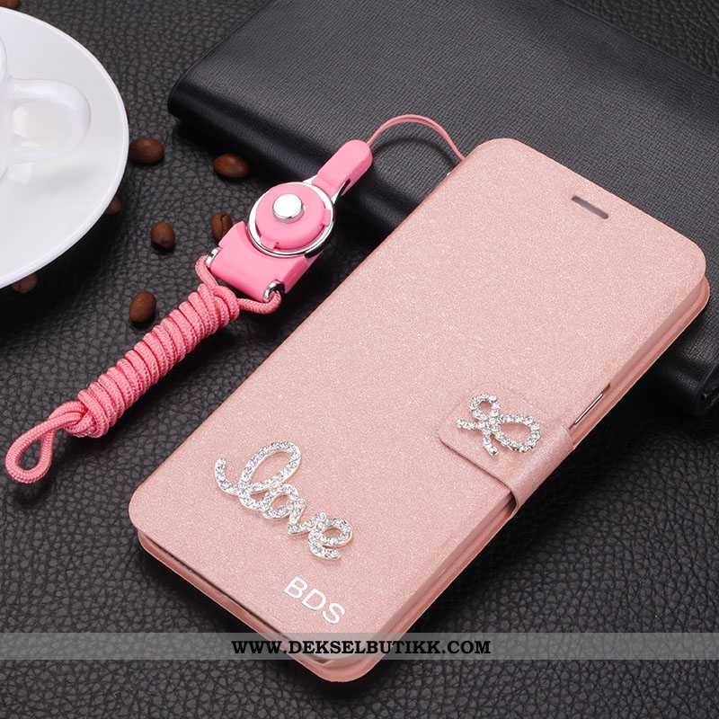 Deksel Xiaomi Mi 9 Lite Mote High End Skinndeksel Beskyttelse Rosa, Etui Xiaomi Mi 9 Lite Nubuck På 