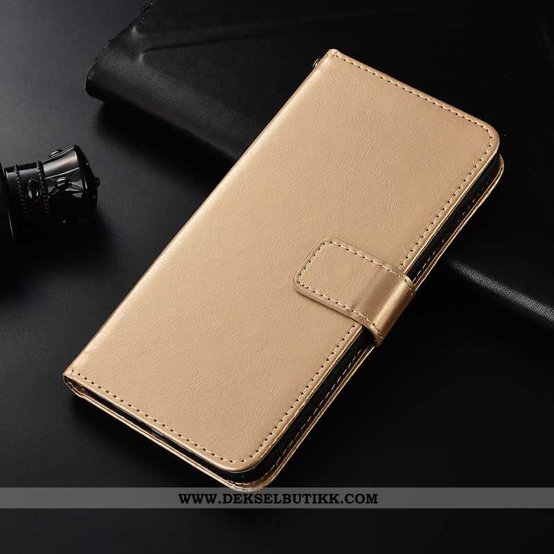 Deksel Xiaomi Mi 9 Lite Myke Hemming Mobiltelefon Lommebok Gull, Etui Xiaomi Mi 9 Lite Skinndeksel T