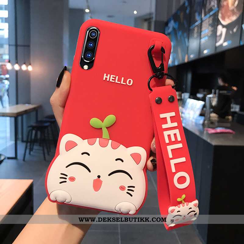 Deksel Xiaomi Mi 9 Se Beskyttelse Silikon Anti-fall Rød, Etui Xiaomi Mi 9 Se Cartoon Tilbud