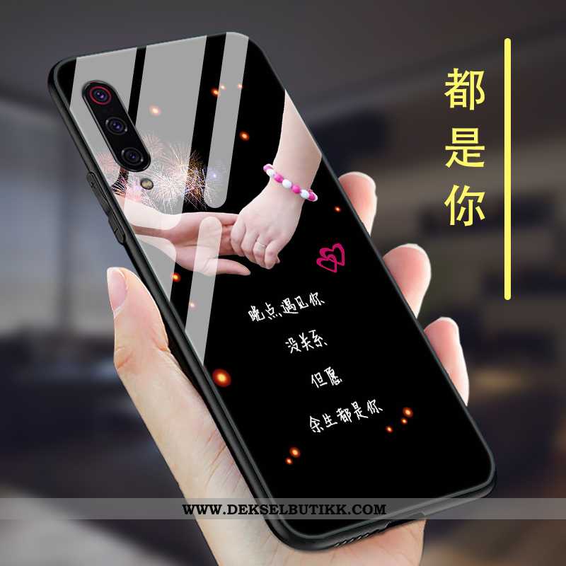 Deksel Xiaomi Mi 9 Se Beskyttelse Tempe~~pos Mobiltelefon Trend Svart, Etui Xiaomi Mi 9 Se Glass But