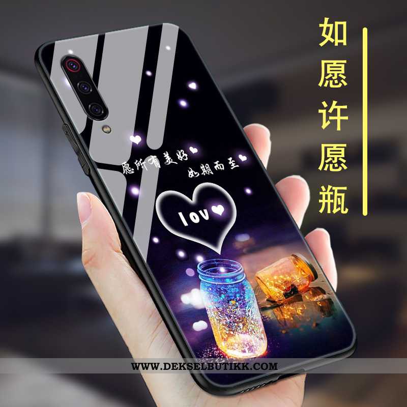 Deksel Xiaomi Mi 9 Se Beskyttelse Tempe~~pos Mobiltelefon Trend Svart, Etui Xiaomi Mi 9 Se Glass But