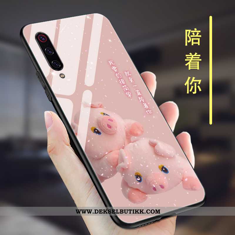 Deksel Xiaomi Mi 9 Se Beskyttelse Tempe~~pos Mobiltelefon Trend Svart, Etui Xiaomi Mi 9 Se Glass But