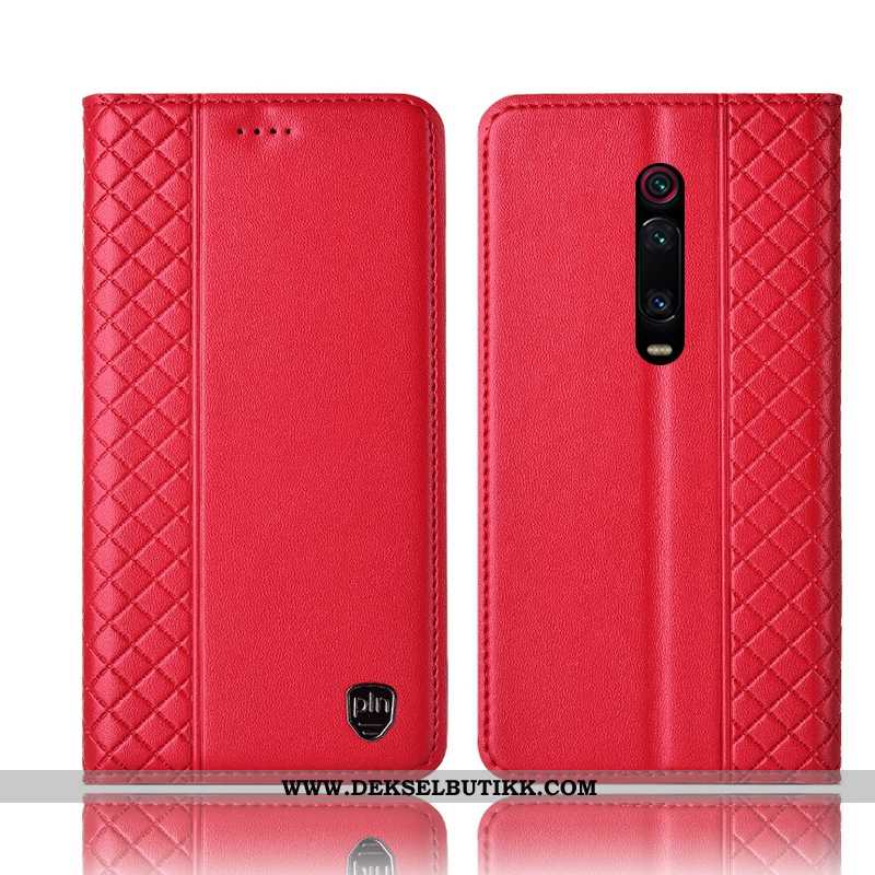 Deksel Xiaomi Mi 9t Beskyttelse Folio Ungdom Etui Gul, Xiaomi Mi 9t Skinn Tilbud