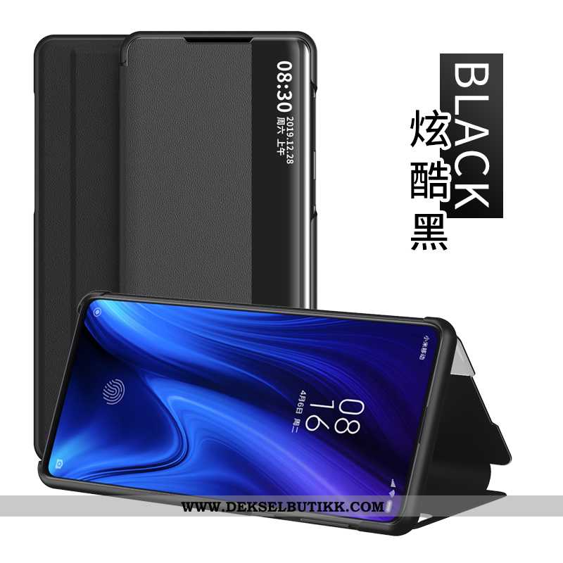 Deksel Xiaomi Mi 9t Beskyttelse Svart Windows Mobiltelefon, Etui Xiaomi Mi 9t Skinndeksel Tilbud