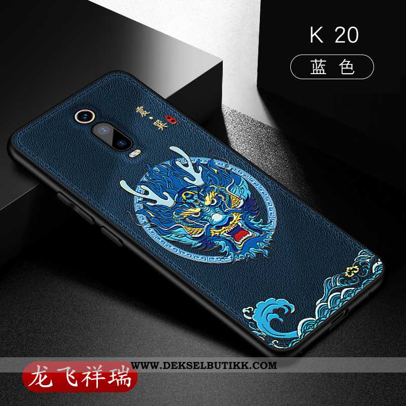 Deksel Xiaomi Mi 9t Kreativ Etui Alt Inkludert Blå, Xiaomi Mi 9t Relieff Tilbud