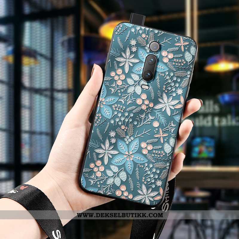 Deksel Xiaomi Mi 9t Myke Relieff Liten Mobiltelefon Grønn, Etui Xiaomi Mi 9t Silikon Tilbud