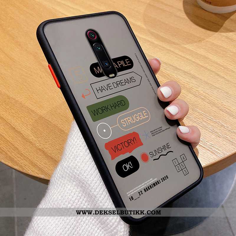 Deksel Xiaomi Mi 9t Pro Beskyttelse Mobiltelefon Kreativ Etui Svart, Xiaomi Mi 9t Pro Gjennomsiktig 