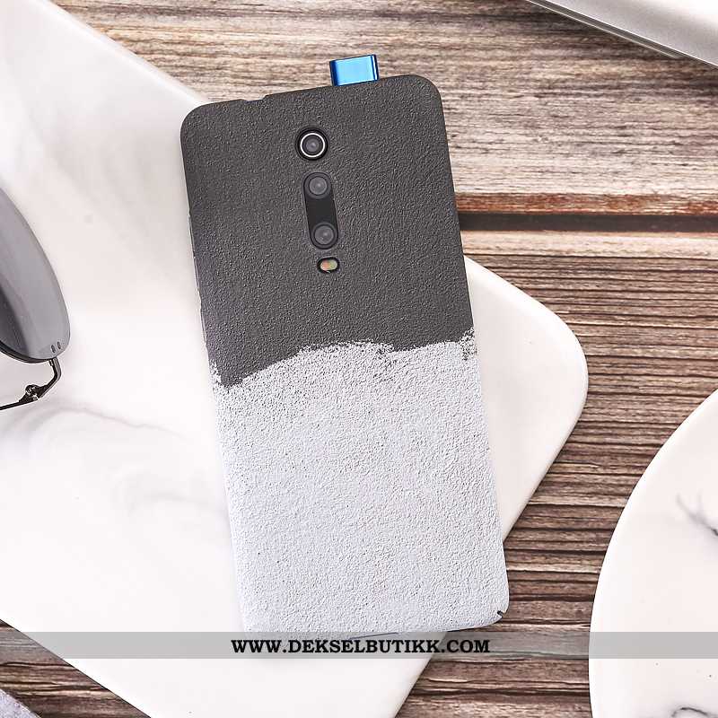 Deksel Xiaomi Mi 9t Ultra Nubuck Av Personlighet Anti-fall Blå, Etui Xiaomi Mi 9t Tynne Billige