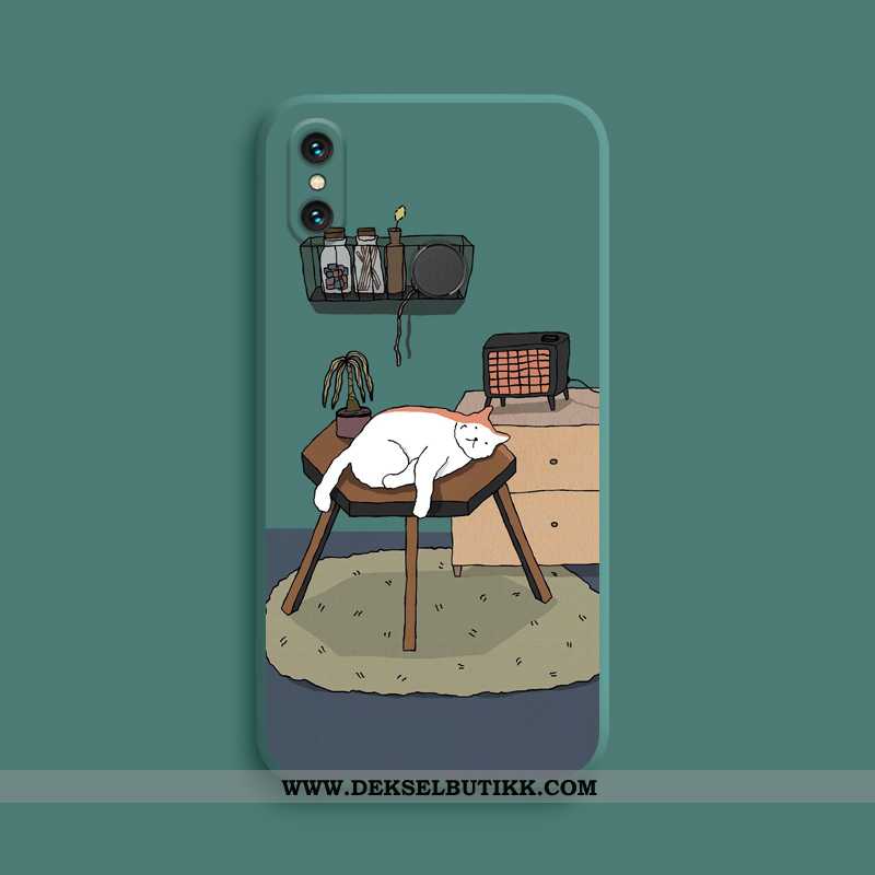 Deksel Xiaomi Mi A1 Nubuck Alt Inkludert Cartoon Myke Blå, Etui Xiaomi Mi A1 Av Personlighet Billig