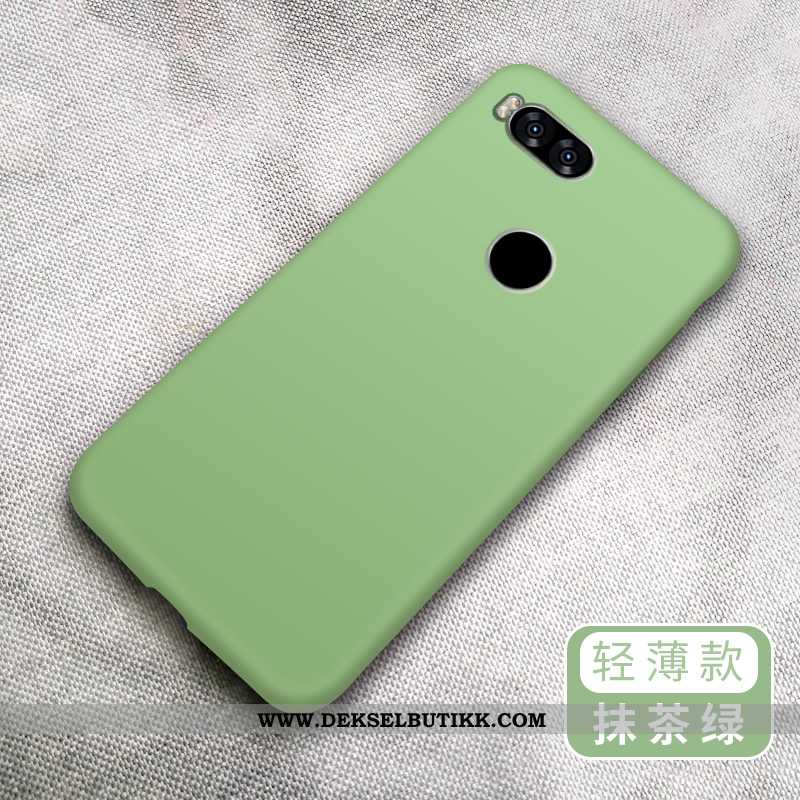 Deksel Xiaomi Mi A1 Nubuck Beskyttelse Enkel Monokrom Grønn, Etui Xiaomi Mi A1 Kreativ Tilbud