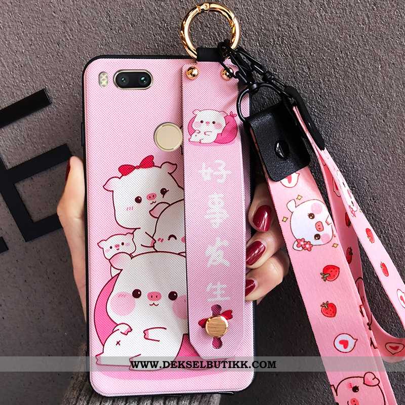 Deksel Xiaomi Mi A1 Vakker Cartoon Mote Rosa, Etui Xiaomi Mi A1 Trend Butikk