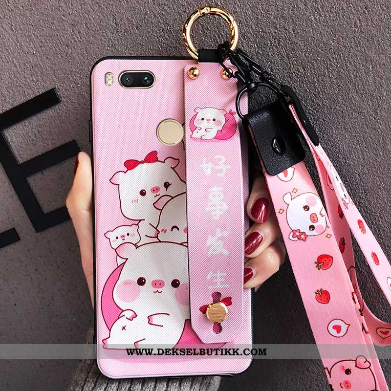 Deksel Xiaomi Mi A1 Vakker Cartoon Mote Rosa, Etui Xiaomi Mi A1 Trend Butikk