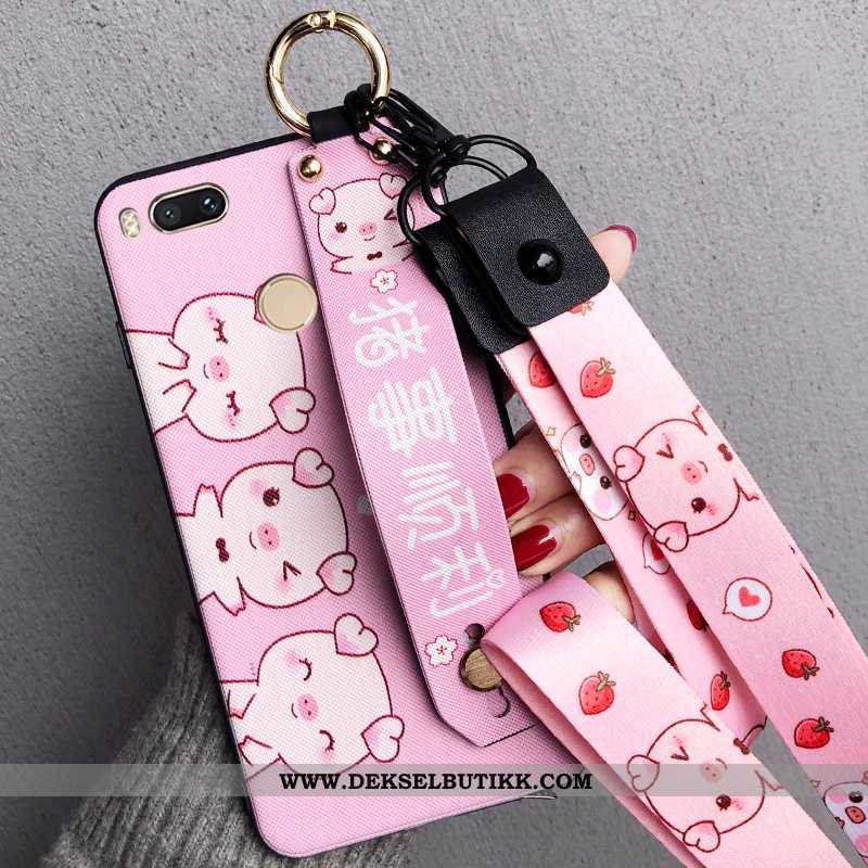 Deksel Xiaomi Mi A1 Vakker Cartoon Mote Rosa, Etui Xiaomi Mi A1 Trend Butikk