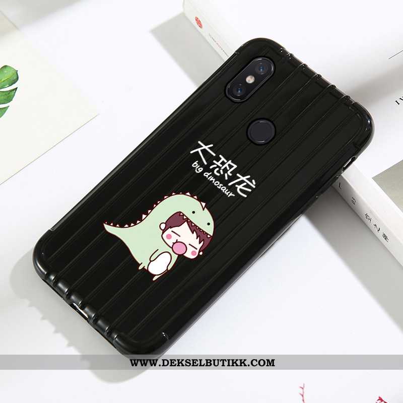 Deksel Xiaomi Mi A2 Lite Cartoon Mobiltelefon Silikon Anti-fall Grønn, Etui Xiaomi Mi A2 Lite Vakker