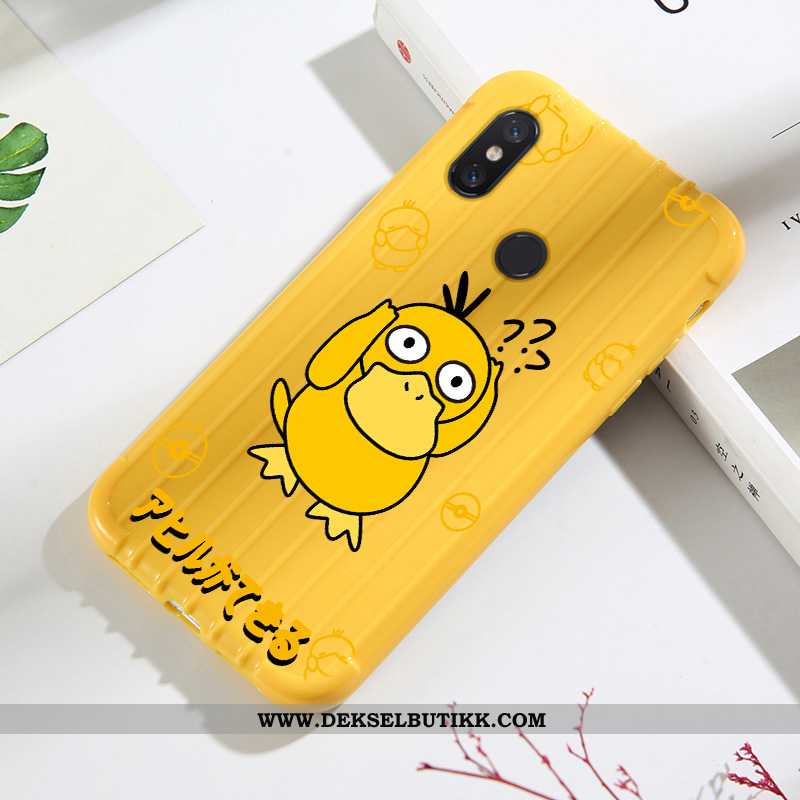 Deksel Xiaomi Mi A2 Lite Cartoon Mobiltelefon Silikon Anti-fall Grønn, Etui Xiaomi Mi A2 Lite Vakker