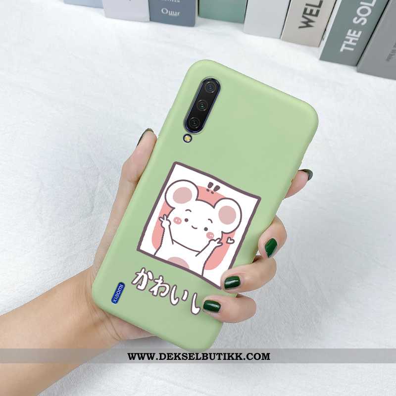 Deksel Xiaomi Mi A3 Av Personlighet Grønn Silikon Liten, Etui Xiaomi Mi A3 Cartoon Tilbud