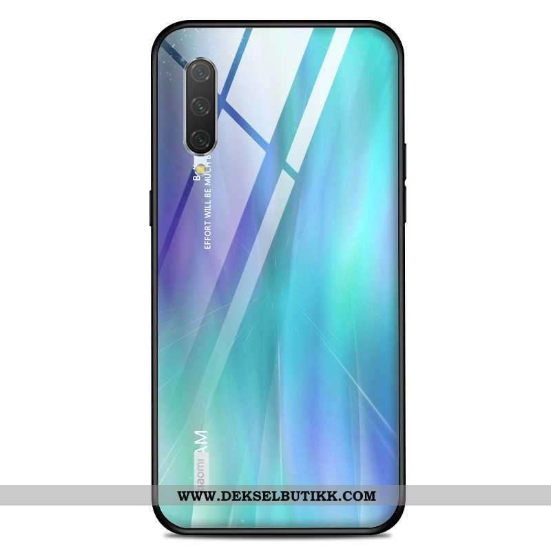 Deksel Xiaomi Mi A3 Beskyttelse Blå Trend, Etui Xiaomi Mi A3 Glass Billige