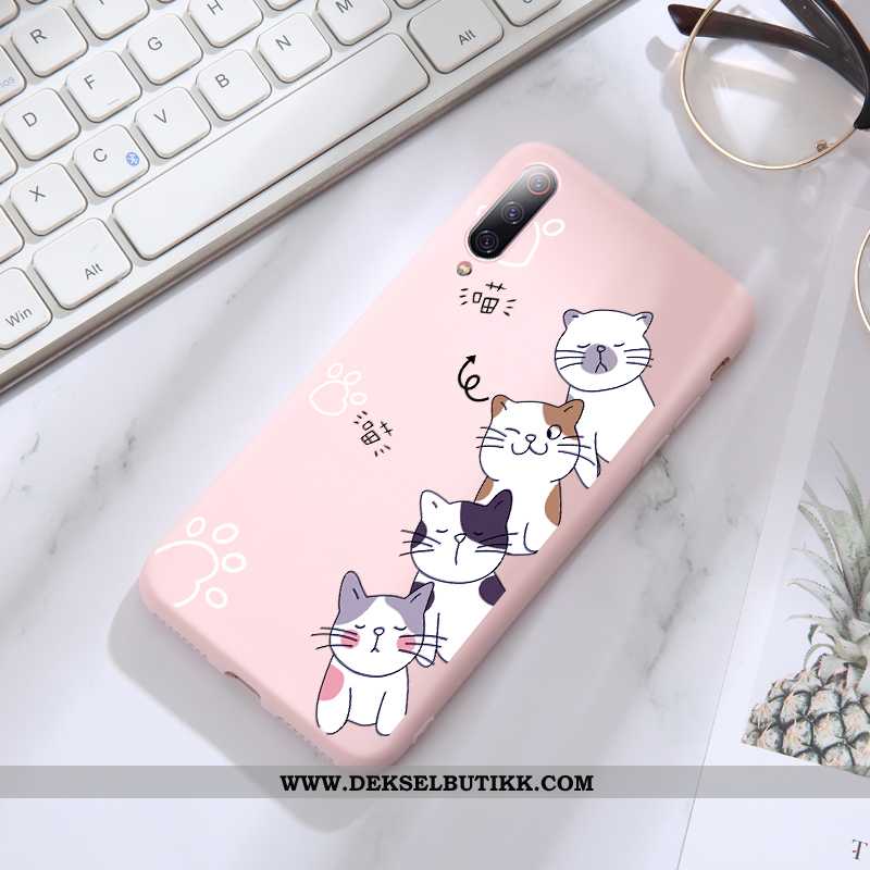 Deksel Xiaomi Mi A3 Cartoon Ultra Mobiltelefon Liten Rosa, Etui Xiaomi Mi A3 Trend Tilbud