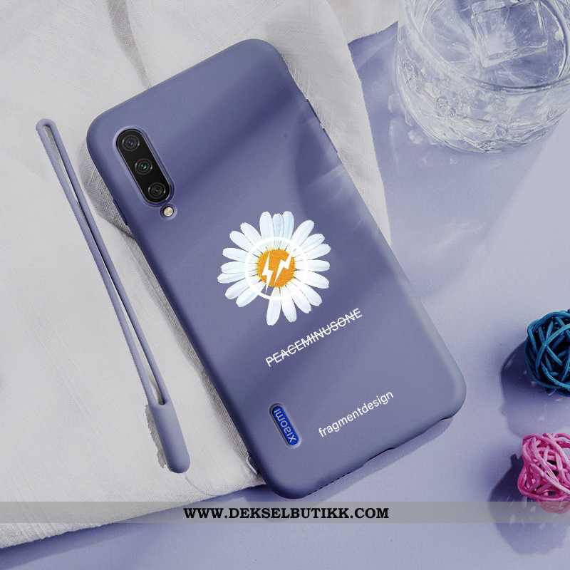 Deksel Xiaomi Mi A3 Myke Drage Anti-fall Blå, Etui Xiaomi Mi A3 Silikon Billige