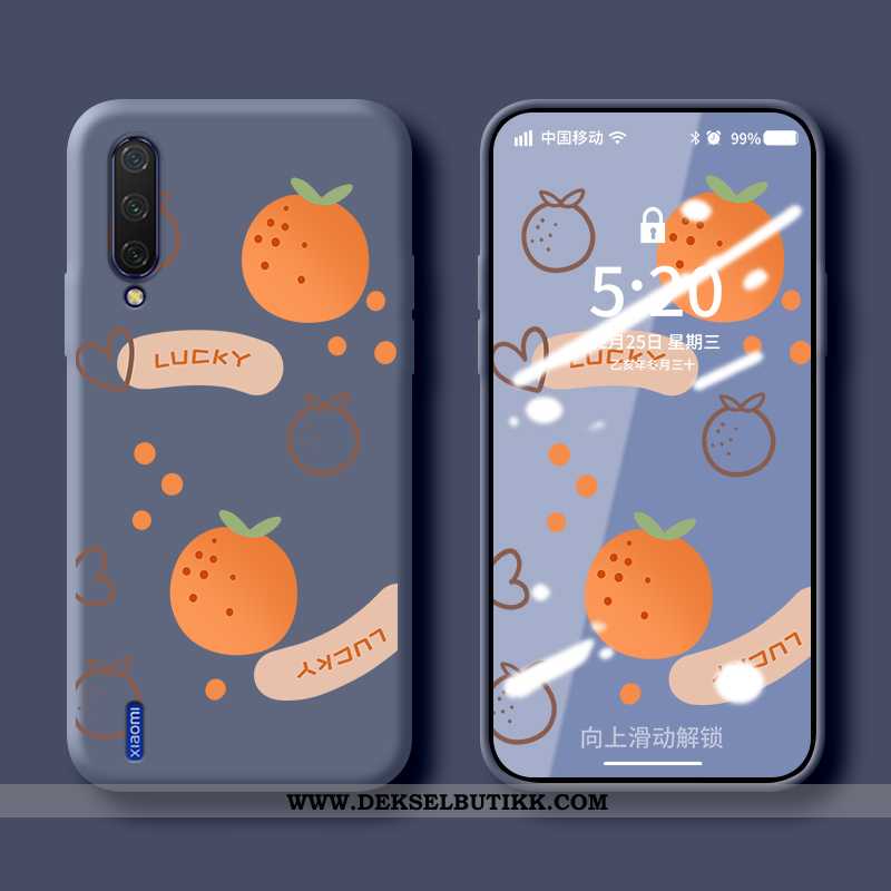 Deksel Xiaomi Mi A3 Myke Vakker Blå Trend, Etui Xiaomi Mi A3 Silikon Tilbud