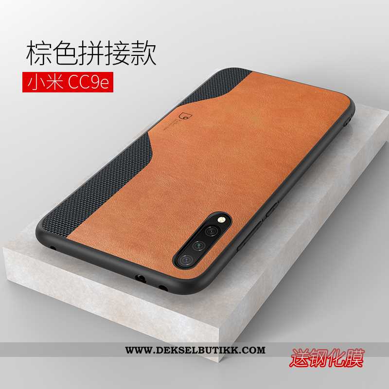 Deksel Xiaomi Mi A3 Nubuck Skinndeksel Kvalitet Business Brun, Etui Xiaomi Mi A3 Skinn Lær Rabatt