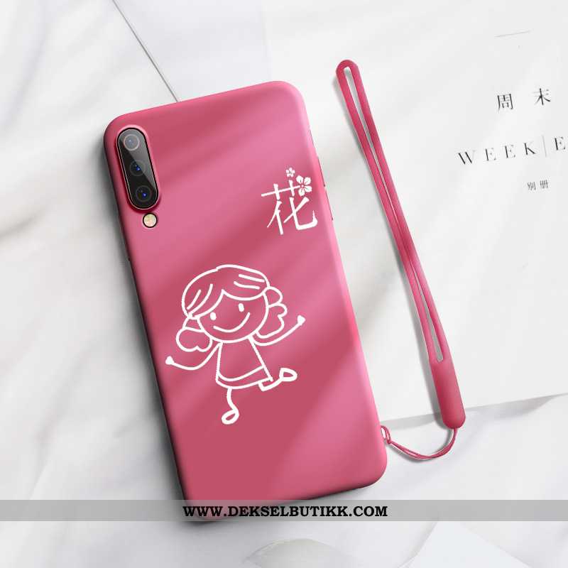 Deksel Xiaomi Mi A3 Silikon Net Red Myke Cartoon Lilla, Etui Xiaomi Mi A3 Av Personlighet Butikk